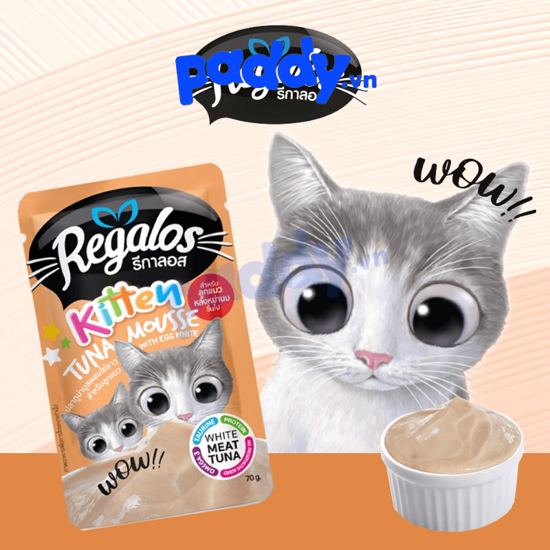 Pate Mèo Con Regalos Kitten Cá Ngừ 70g - Paddy Pet Shop