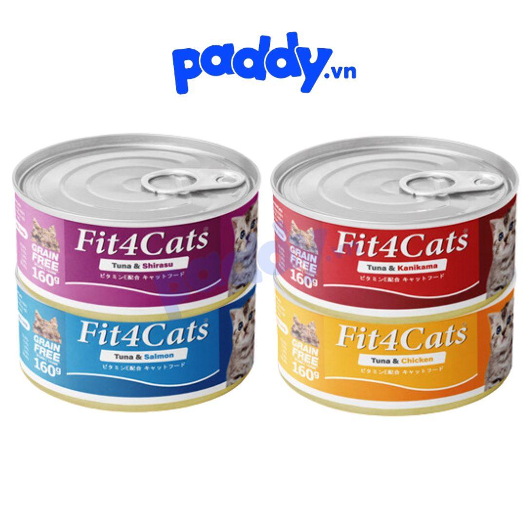 Pate Mèo Fit4Cats Cá Ngừ Mix (Lon 160g) - Paddy Pet Shop