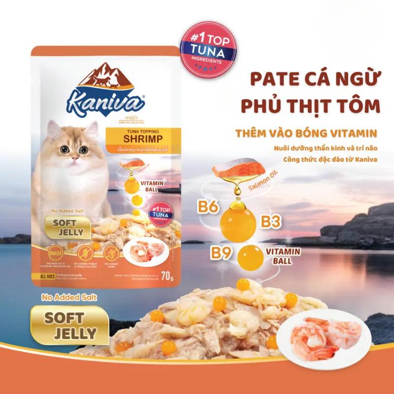 Pate Mèo Kaniva Vitamin Ball Bổ Não Dưỡng Lông 70g - Paddy Pet Shop
