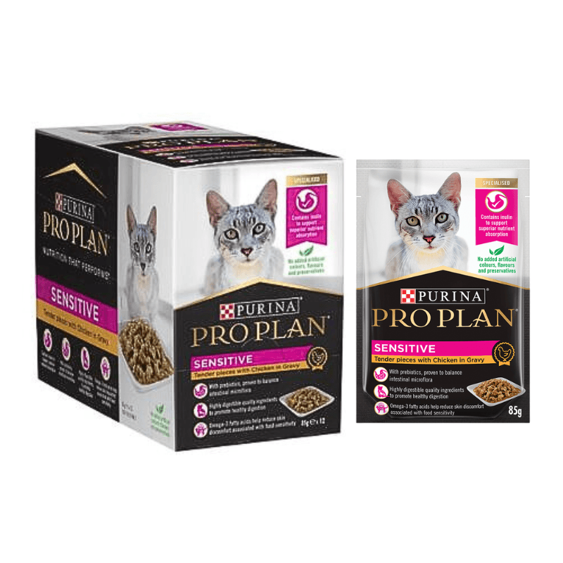 Pate Mèo Purina ProPlan Adult 85g - Sensitive Chicken - Paddy Pet Shop