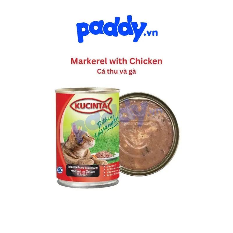 Pate mèo Kucinta vị cá thu và gà