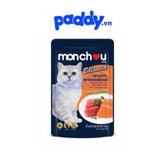 Pate Mèo Monchou Balanced Nhiều Vị 80g - Paddy Pet Shop