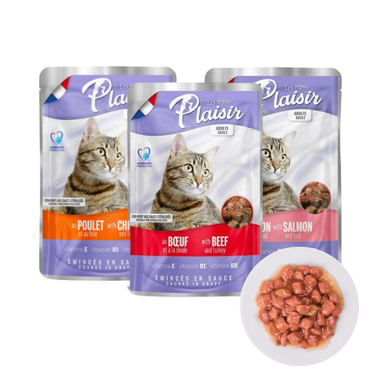 Pate Mèo Sốt Viên Plaisir Nhiều Vị