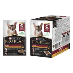 [Hộp 12 Túi] Pate Mèo Purina ProPlan Bổ Sung Dinh Dưỡng Gói 85g - Paddy Pet Shop