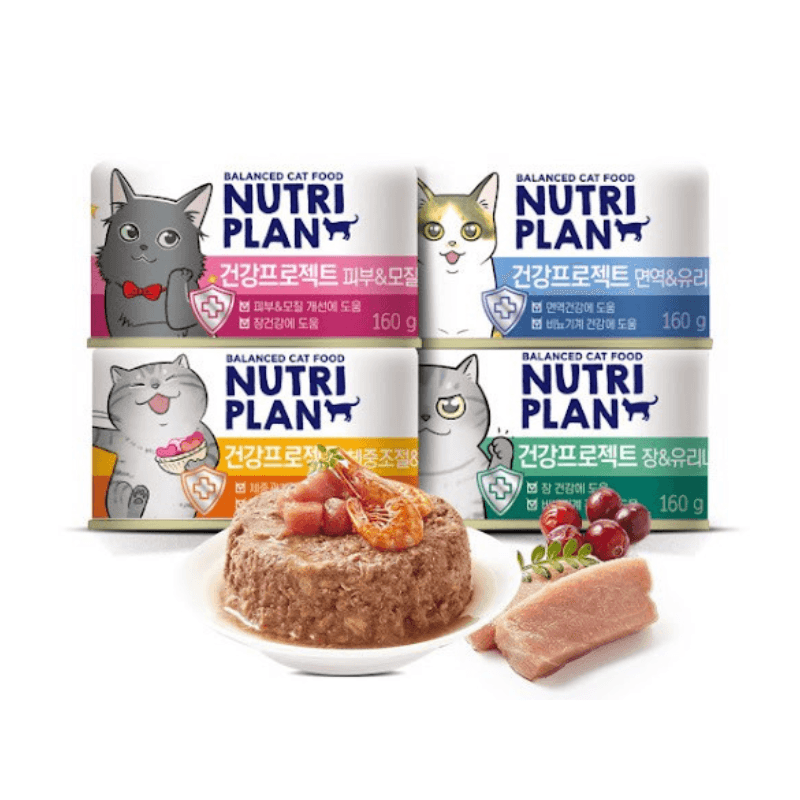 Pate Mèo Trưởng Thành Nutri Plan Chăm Sóc Sức Khỏe (Lon 160g) - Paddy Pet Shop