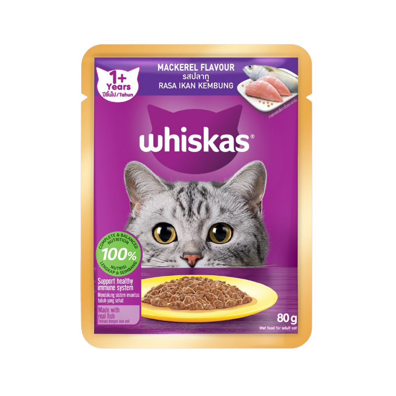 Pate Whiskas Cho Mèo Trưởng Thành 80g