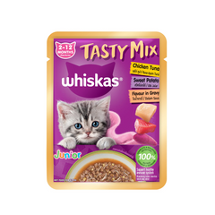 Pate Mèo Whiskas JUNIOR Tasty Mix 70g