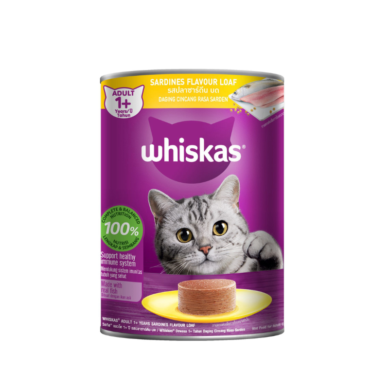 Pate Lon Whiskas Cho Mèo Trưởng Thành 400g