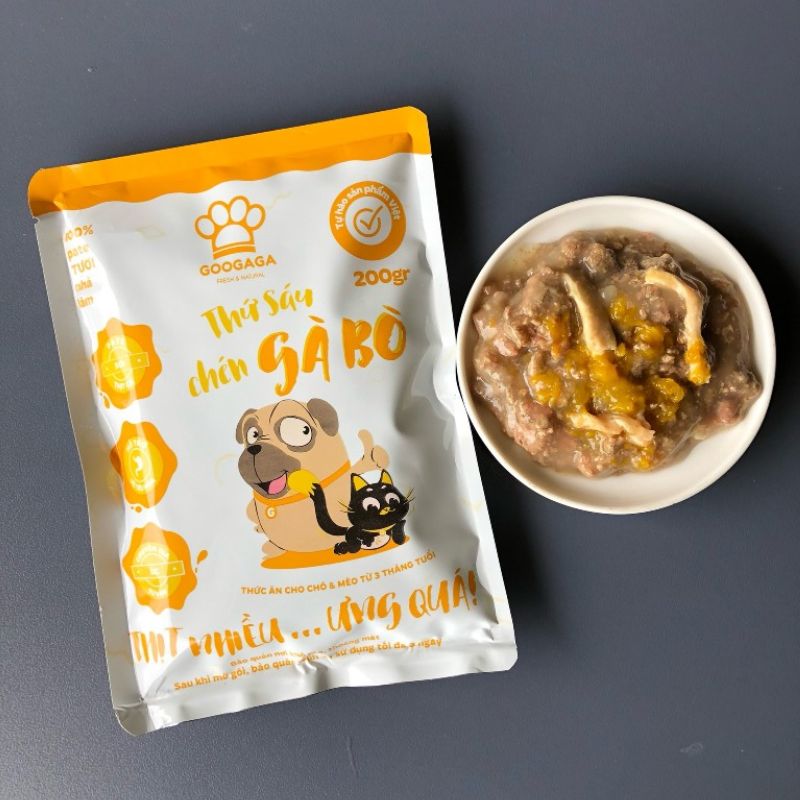 Pate Tươi Cho Chó Mèo Googaga 160g