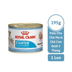 Pate Cho Chó Mẹ & Chó Con Royal Canin Starter Mother & Baby Dog Lon 195g