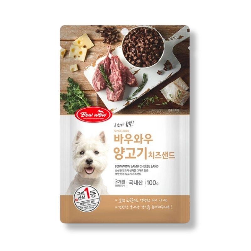 Bánh Thưởng Cho Chó Phô Mai Thịt Cừu BowWow 100g - Paddy Pet Shop