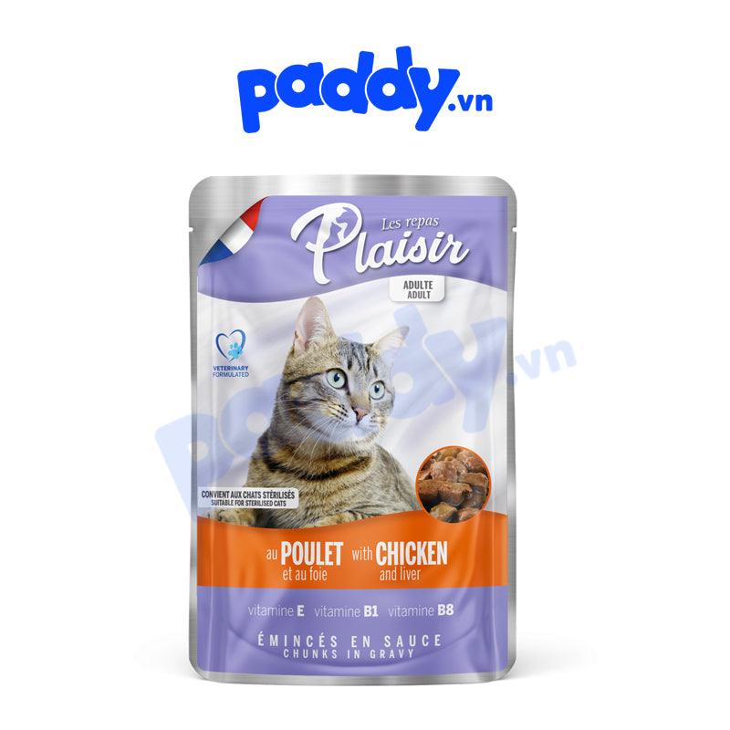 Pate Mèo Sốt Viên Plaisir Nhiều Vị - Paddy Pet Shop