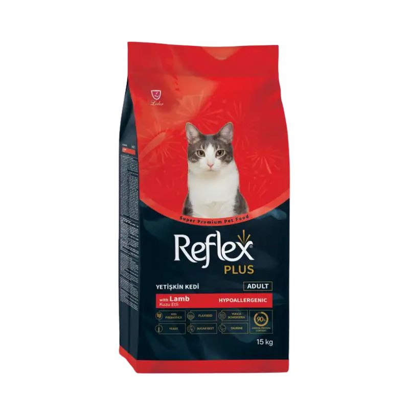 Hạt Cho Mèo Reflex Plus Vị Cừu Và Gạo 1.5kg
