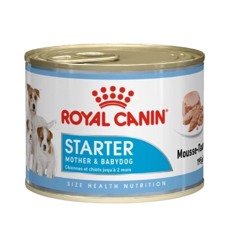 Pate Cho Chó Mẹ & Chó Con Royal Canin Starter Mother & Baby Dog Lon 195g