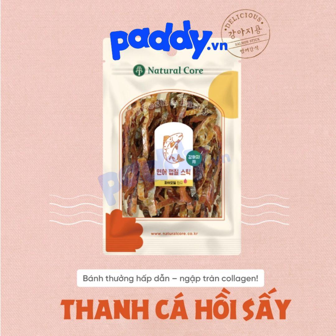 Snack Cho Chó Thanh Cá Hồi Sấy Natural Core 45g - Paddy Pet Shop