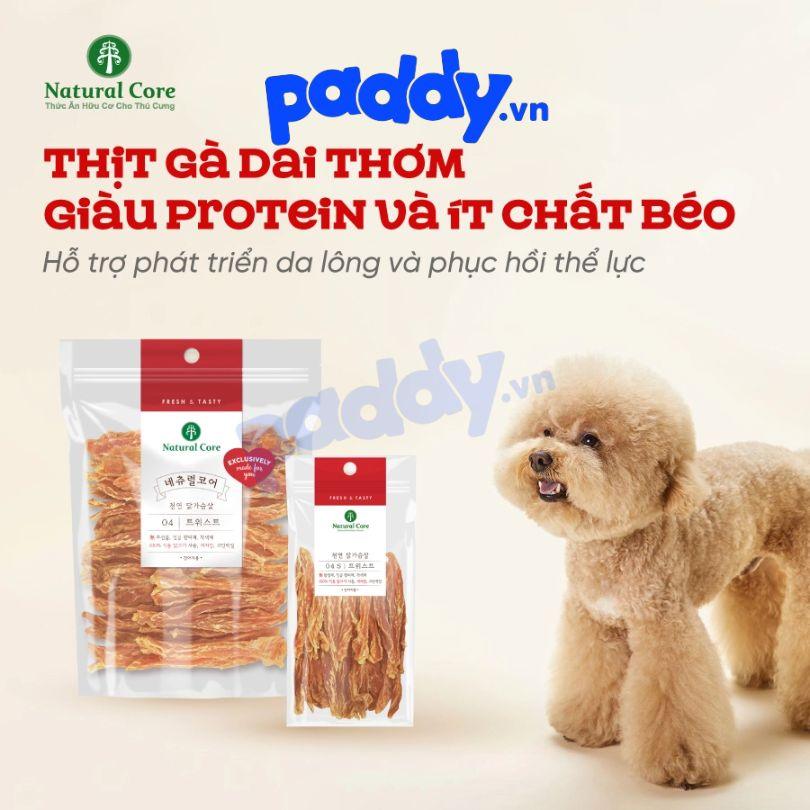 Snack Cho Chó Thịt Sấy Cứng Natural Core - Paddy Pet Shop