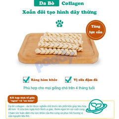 Snack Cho Chó Que Da Bò Xoắn Đôi Hương Sữa Doggyman 90g - Paddy Pet Shop