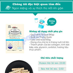 Snack Cho Chó Que Da Bò Xoắn Đôi Hương Sữa Doggyman 90g - Paddy Pet Shop