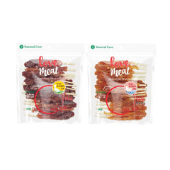 Bánh Thưởng Cho Chó Thịt Cuộn Da Bò Natural Core 160g