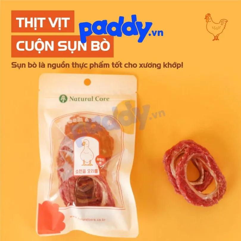 Snack Cho Chó Natural Core Thịt Cuộn Sụn Bò 65g - Paddy Pet Shop