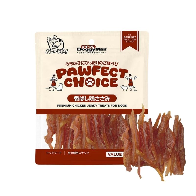 Snack Gà Sấy Cho Chó DoggyMan Pawfect Choice 180g