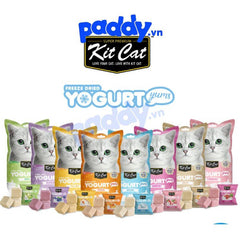 Snack Mèo Kit Cat Yogurt Yums 8 Vị Thơm Ngon 80g (Túi 10 Viên) - Paddy Pet Shop