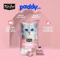 Snack Mèo Kit Cat Yogurt Yums 8 Vị Thơm Ngon 80g (Túi 10 Viên) - Paddy Pet Shop