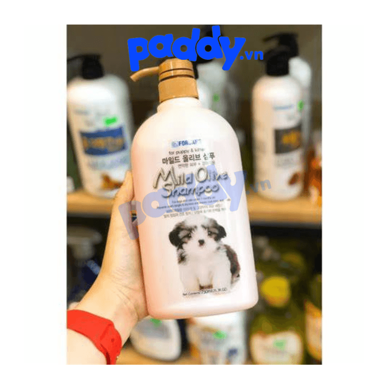 Sữa Tắm Chó Mèo Con Forcans Mild Olive 750ml - Paddy Pet Shop