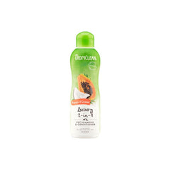 Sữa Tắm & Xả Cho Chó Mèo Tropiclean 2 Trong 1 Hương Đu Đủ & Dừa 355ml