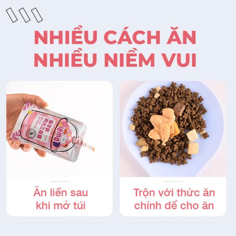 Súp Thưởng Cho Mèo Lemo Trái Cây Nắp Vặn 100g - Paddy Pet Shop