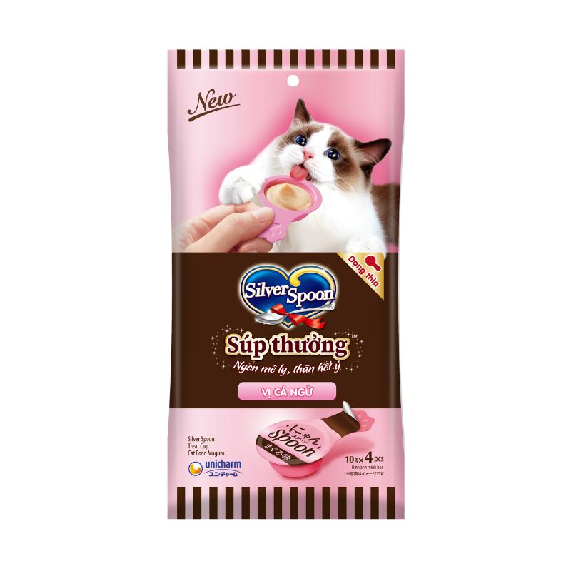 Súp Thưởng Cho Mèo Silver Spoon Dạng Thìa 10g