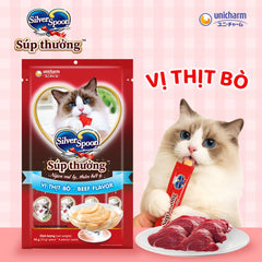 Súp Thưởng Cho Mèo Silver Spoon Thailand 56g (4 tuýp)