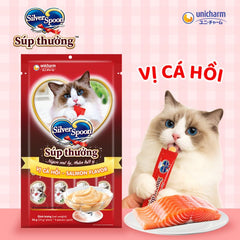 Súp Thưởng Cho Mèo Silver Spoon Thailand 56g (4 tuýp)