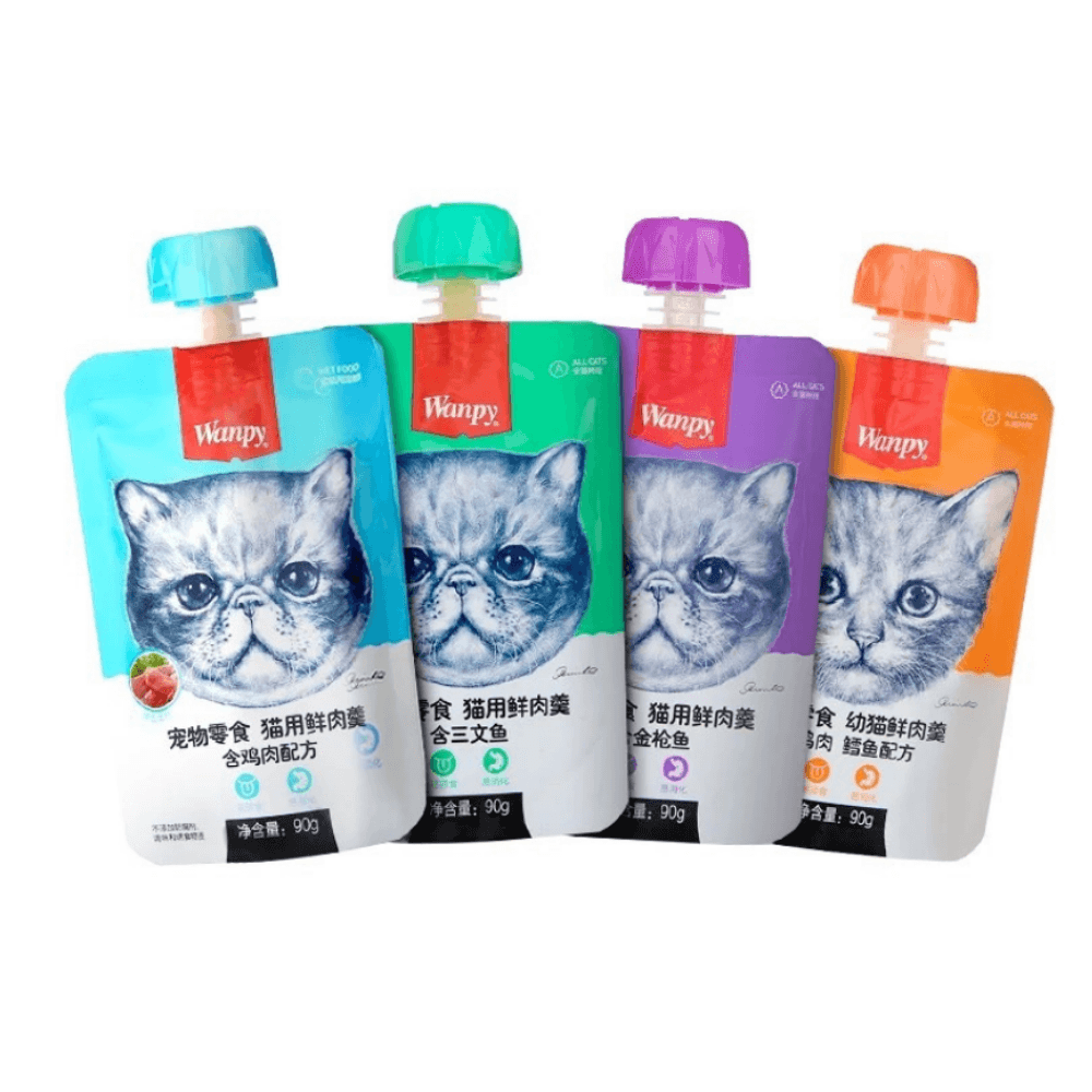 Súp Thưởng Mèo Wanpy Nắp Vặn Dễ Bảo Quản 90g - Paddy Pet Shop