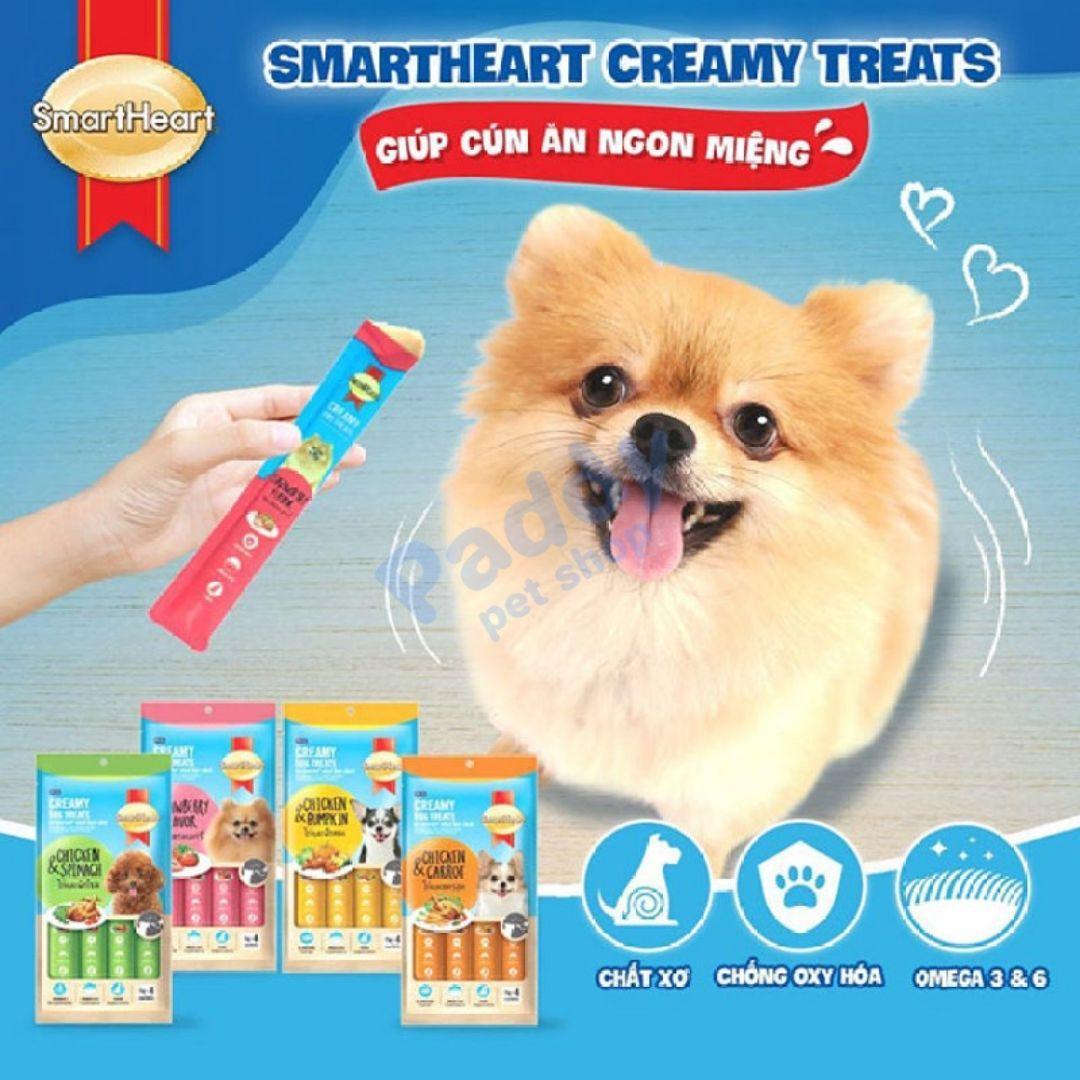 Combo Súp Thưởng Cho Chó Mọi Lứa Tuổi SmartHeart Creamy - Paddy Pet Shop