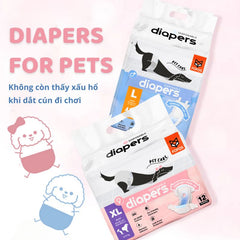 Tã Lót Cho Chó ĐỰC FOFOS Diapers