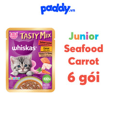 Pate Mèo Whiskas JUNIOR Tasty Mix 70g