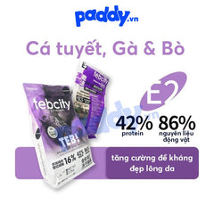 Thức Ăn Hạt Mèo Teb City Mix Nhiều Vị - Paddy Pet Shop