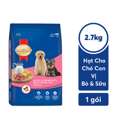 Hạt Cho Chó Con Smartheart Puppy Vị Bò & Sữa