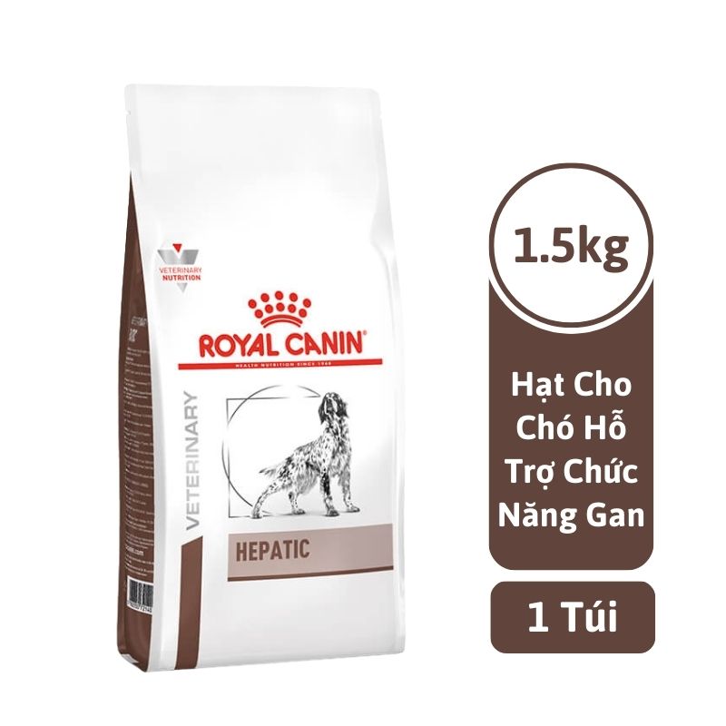 Hạt Điều Trị Bệnh Cho Chó Hỗ Trợ Chức Năng Gan Royal Canin Hepatic 1.5kg