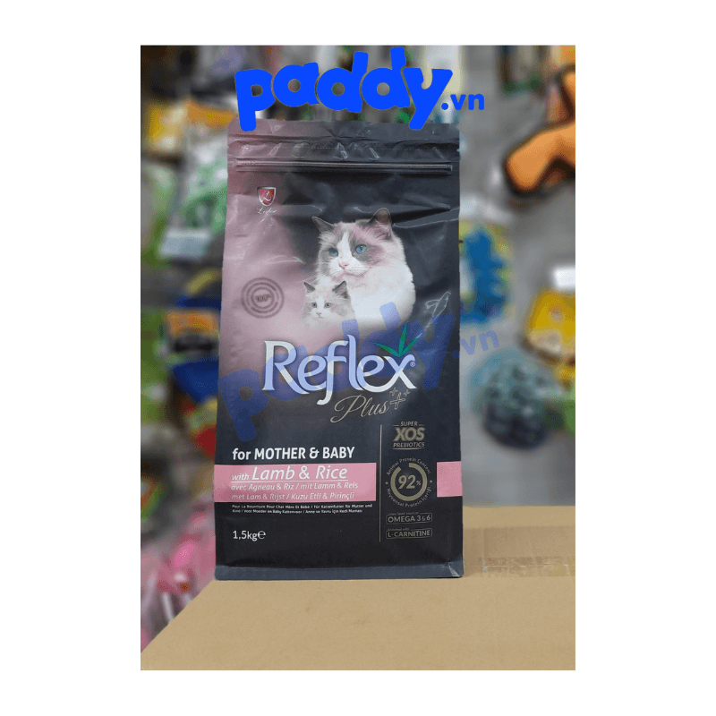 Hạt Cho Mèo Reflex Plus BabyCat Vị Cừu Và Gạo 1.5kg - Paddy Pet Shop