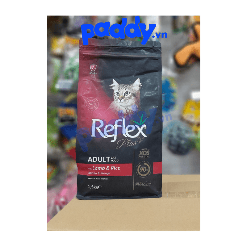 Hạt Cho Mèo Reflex Plus Vị Cừu Và Gạo 1.5kg - Paddy Pet Shop