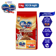 Thức Ăn Hạt Cho Mèo Trưởng Thành Silver Spoon 1kg