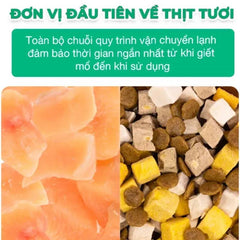 Hạt Cho Mèo Lemo Vị Gà Mix Topping 1.5kg - Paddy Pet Shop