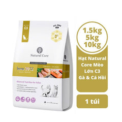 Thức Ăn Hạt Cho Mèo Trưởng Thành Hữu Cơ Natural Core C3