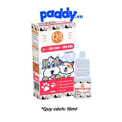 Dung Dịch Hỗ Trợ Chó Mèo Tiêu Chảy Nôn Mửa Linspec Q8 10ml - Paddy Pet Shop