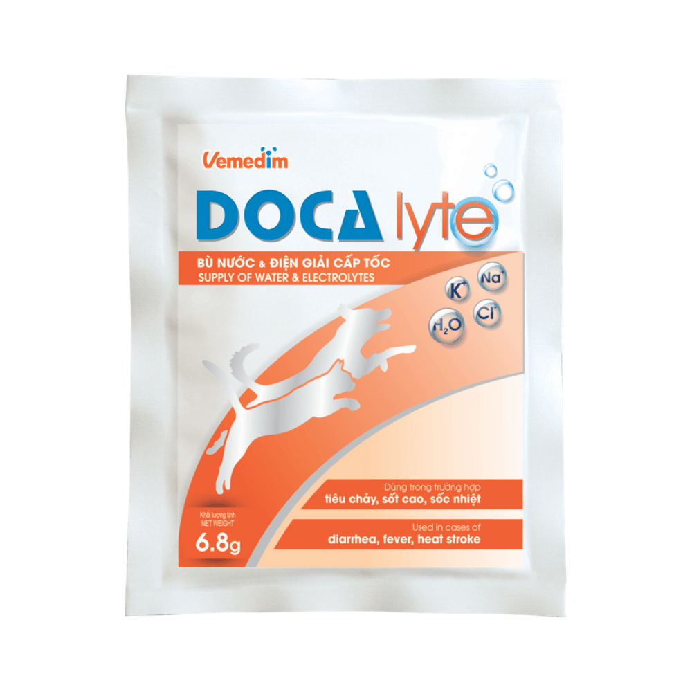 Doca Lyte Bù Bước Và Diện Giải Cấp Tốc Cho Chó Mèo Mùa Nóng - Paddy Pet Shop