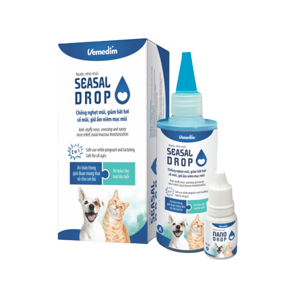 Thuốc Ngăn Nghẹt Mũi Seasal Drop 100ml - Paddy Pet Shop