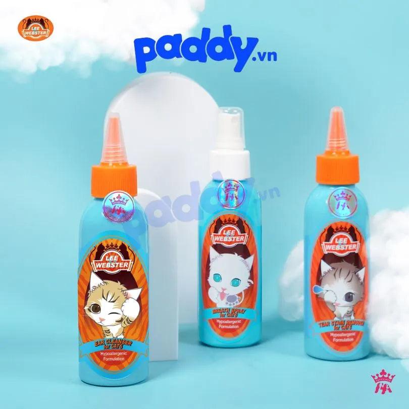 Dung Dịch Vệ Sinh Mèo Lee & Webster 130ml - Paddy Pet Shop