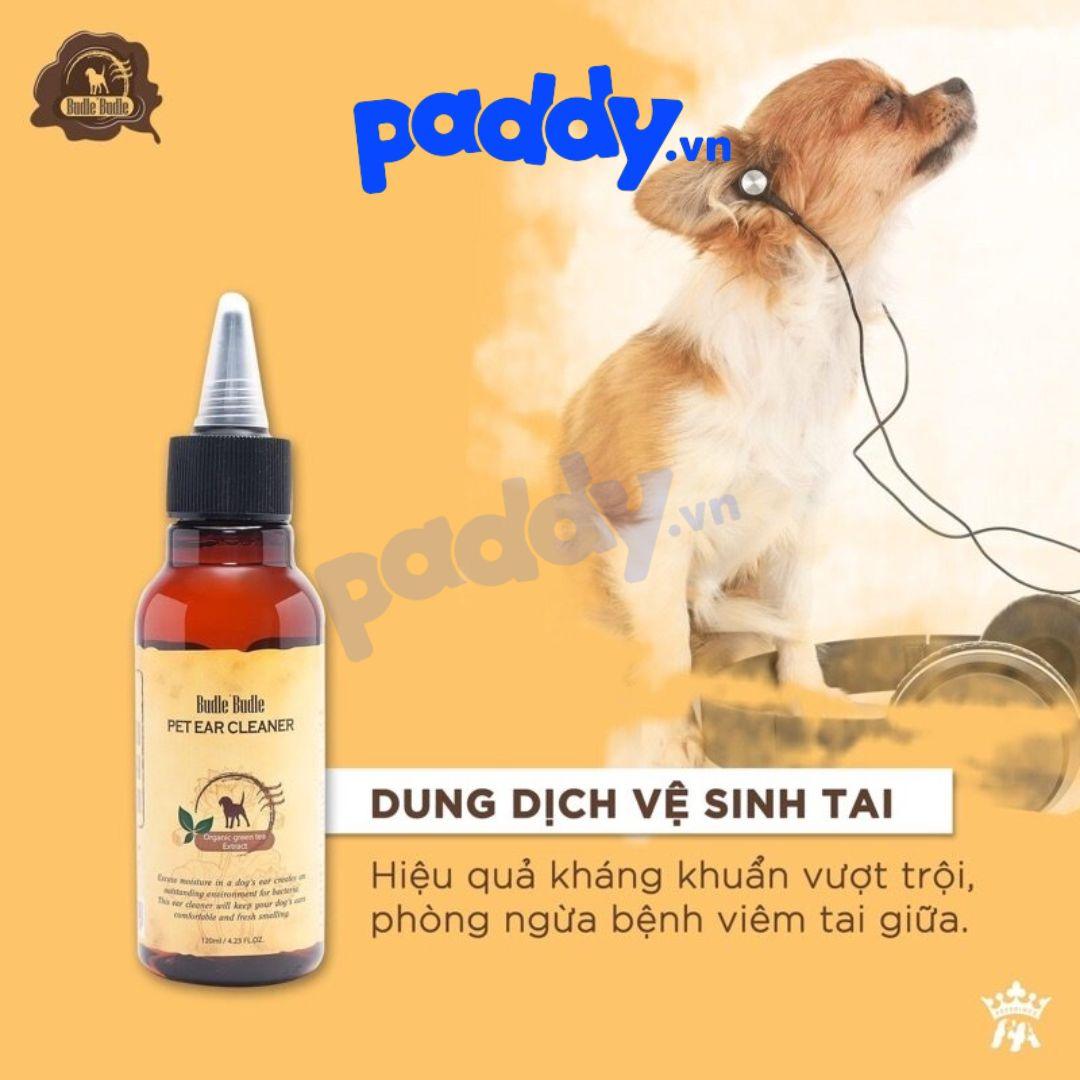 Dung Dịch Vệ Sinh Tai Cho Chó Budle Ear Cleaner 120ml - Paddy Pet Shop